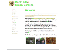 Tablet Screenshot of martinlittlegardens.com